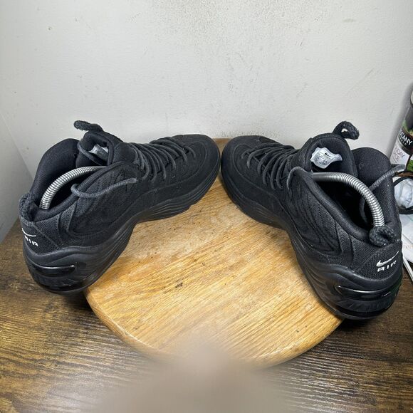 Nike Stussy Air Penny 2 Black Hemp Shoes Mens Size 9 Black DQ5674-001 Sneakers